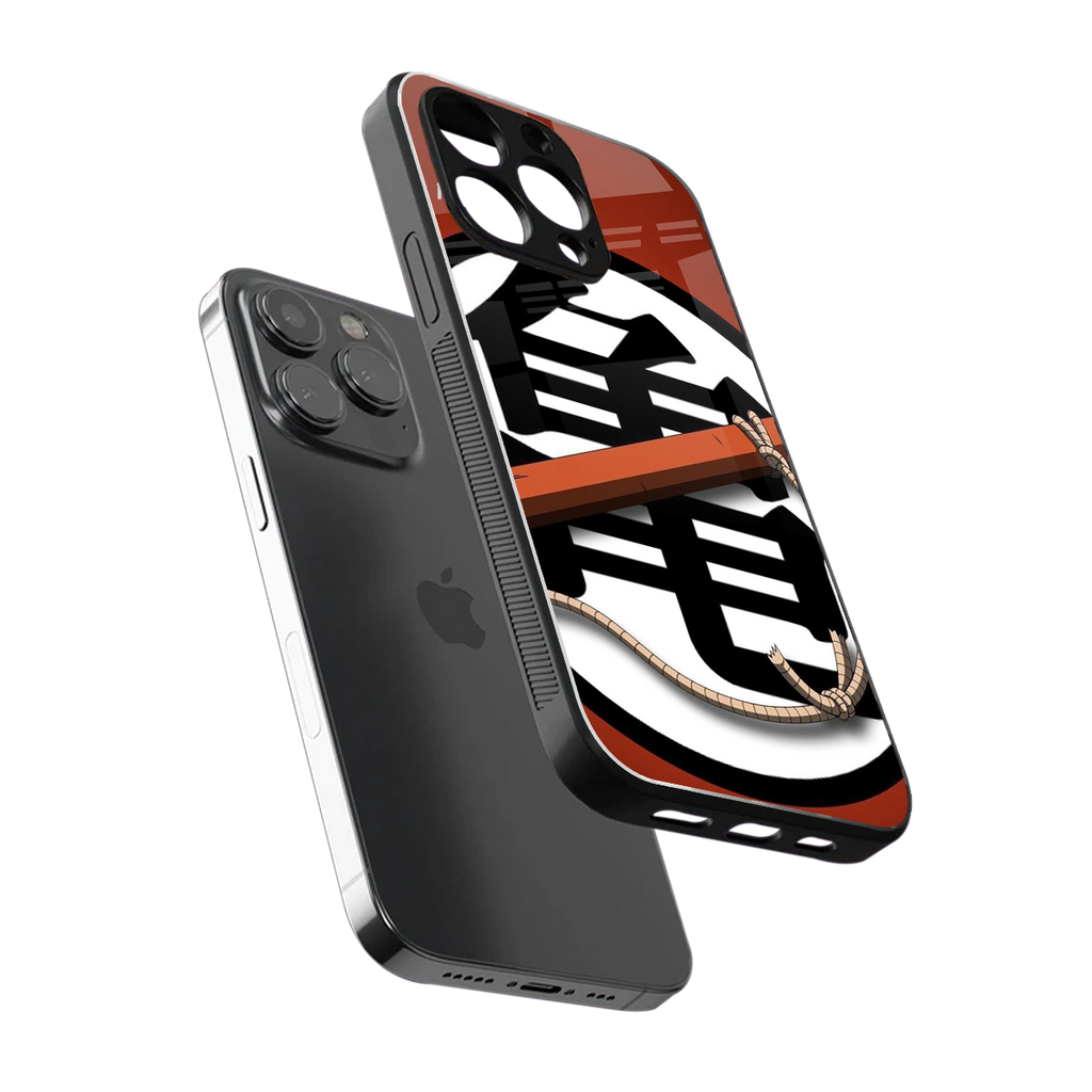 kakarot back phone cover | glass case for iphone 13 pro
