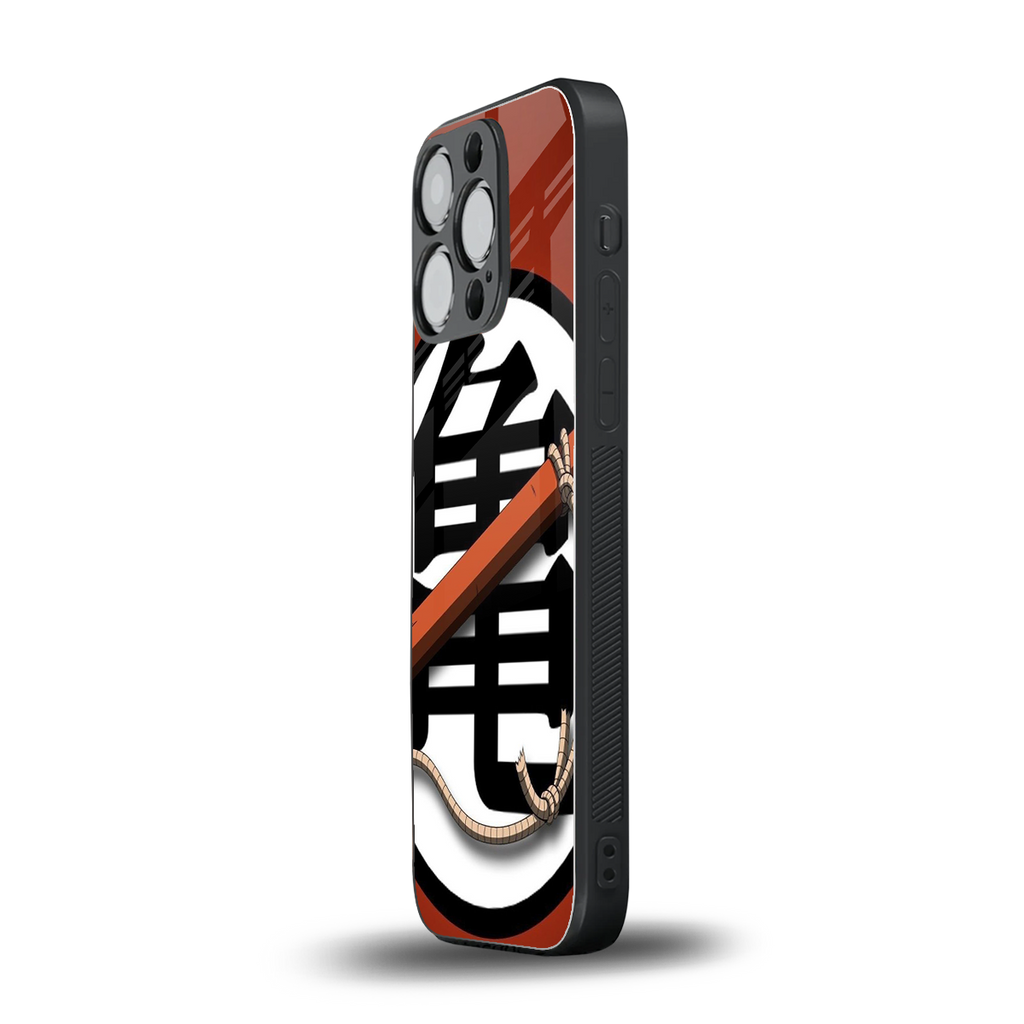 kakarot back phone cover | glass case for iphone 13 pro