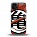 kakarot back phone cover | glass case for iphone 14 plus