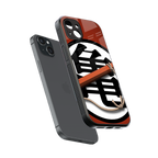 kakarot back phone cover | glass case for iphone 15 plus