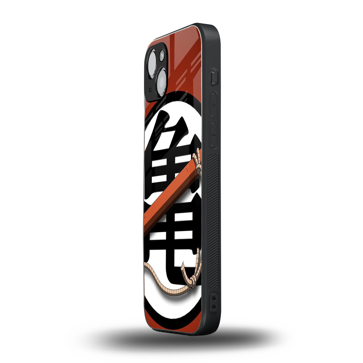 kakarot back phone cover | glass case for iphone 14 plus