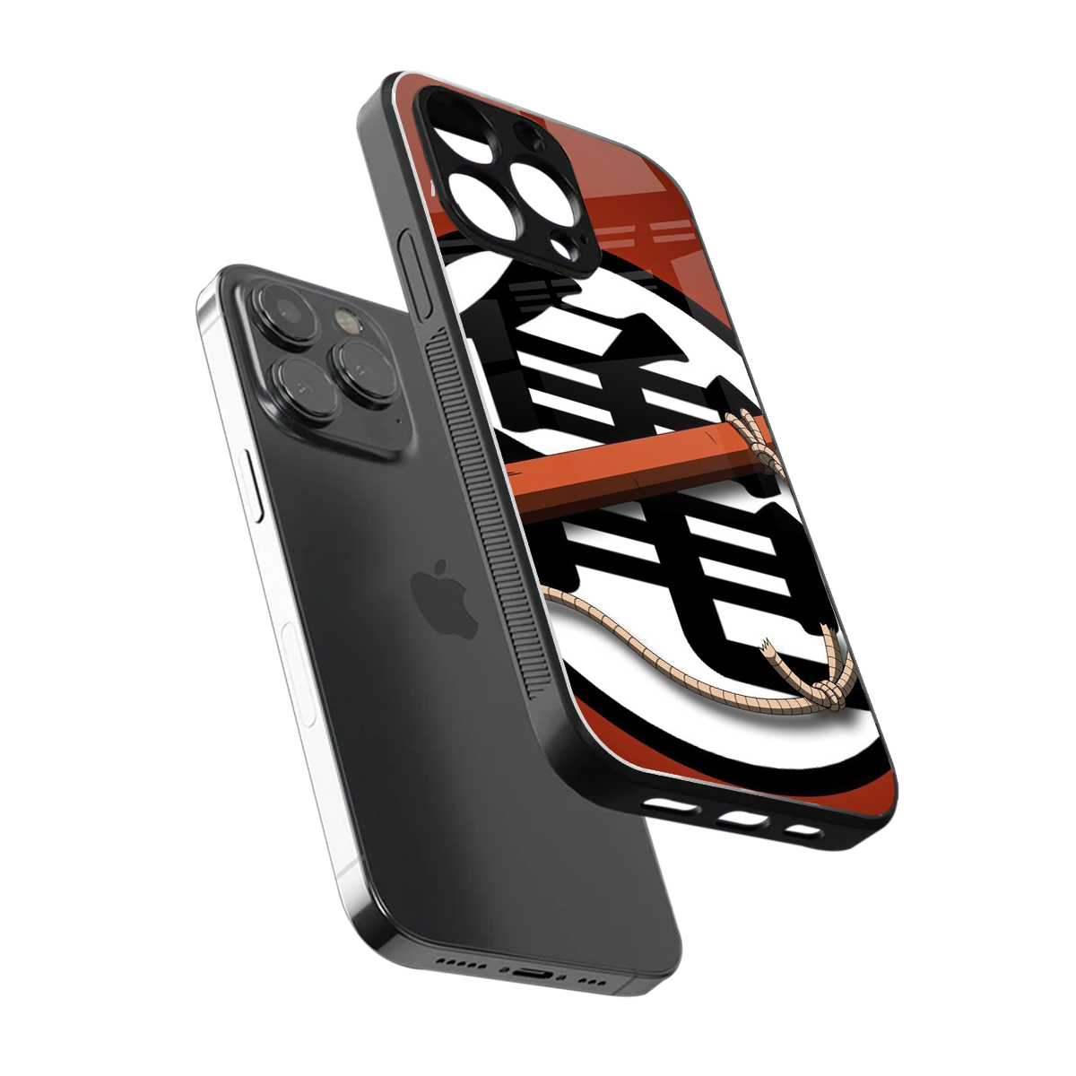 kakarot back phone cover | glass case for iphone 15 pro max