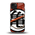kakarot back phone cover | glass case for iphone 15