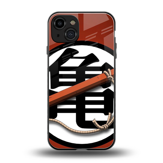 kakarot back phone cover | glass case for iphone 15