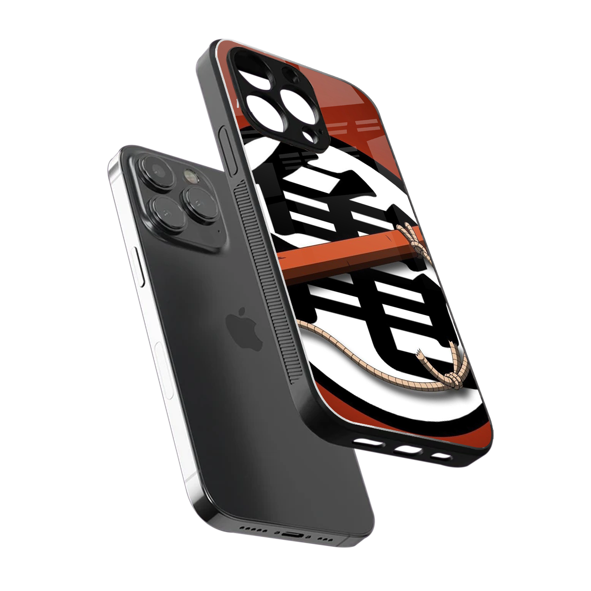 kakarot back phone cover | glass case for iphone 15 pro
