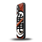 kakarot back phone cover | glass case for iphone 16 plus