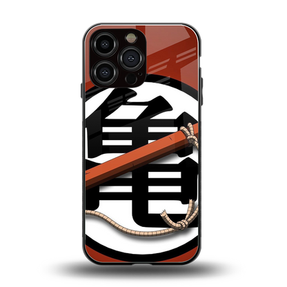 kakarot back phone cover | glass case for iphone 16 pro max