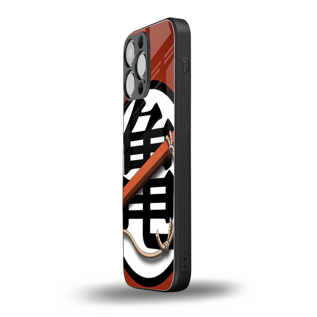 kakarot back phone cover | glass case for iphone 16 pro max