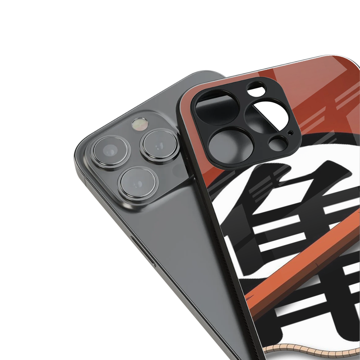 kakarot back phone cover | glass case for iphone 13 pro