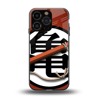 kakarot back phone cover | glass case for iphone 16 pro