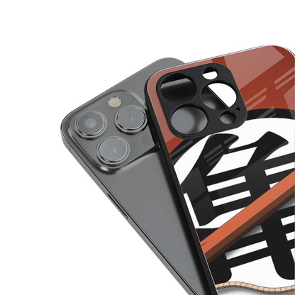 kakarot back phone cover | glass case for iphone 14 pro max
