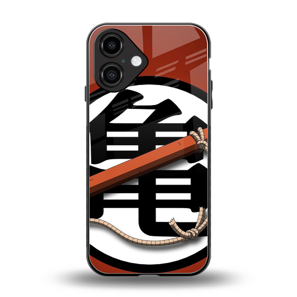 kakarot back phone cover | glass case for iphone 16