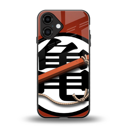 kakarot back phone cover | glass case for iphone 16