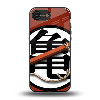 kakarot back phone cover | glass case for iphone 16e