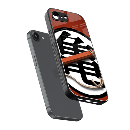 kakarot back phone cover | glass case for iphone 16e