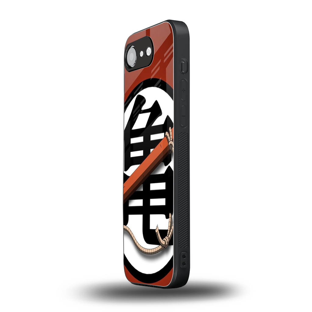 kakarot back phone cover | glass case for iphone 16e