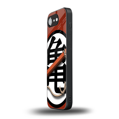 kakarot back phone cover | glass case for iphone 16e