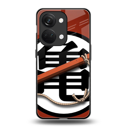 kakarot back phone cover | glass case for oneplus nord 3