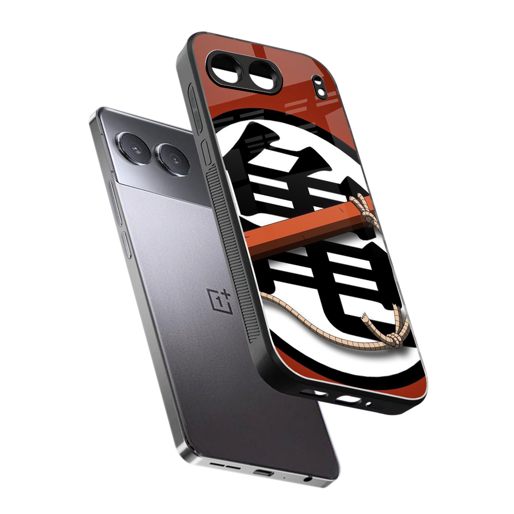 kakarot back phone cover | glass case for oneplus nord 4