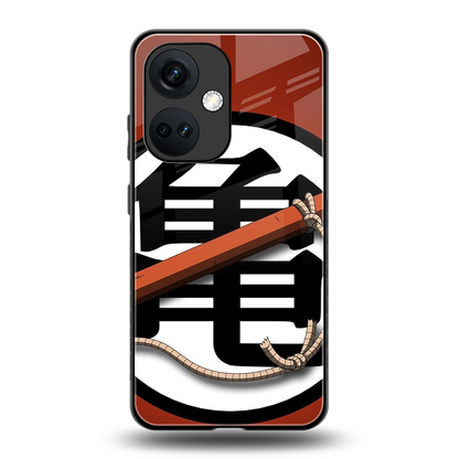 kakarot back phone cover | glass case for oneplus nord ce 3