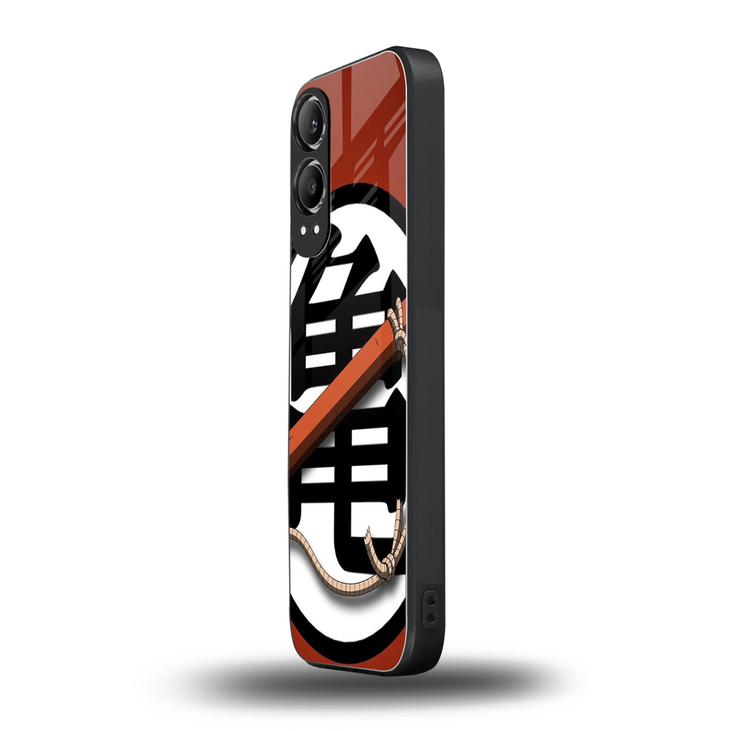 kakarot back phone cover | glass case for oneplus nord ce 4 lite
