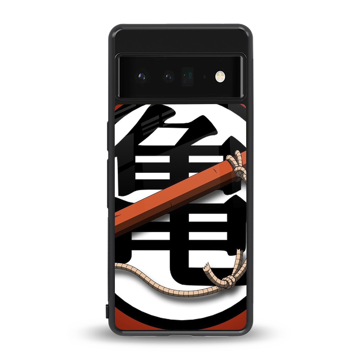 kakarot back phone cover | glass case for google pixel 6 pro