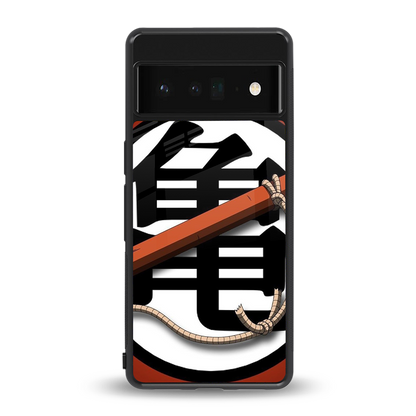 kakarot back phone cover | glass case for google pixel 6 pro