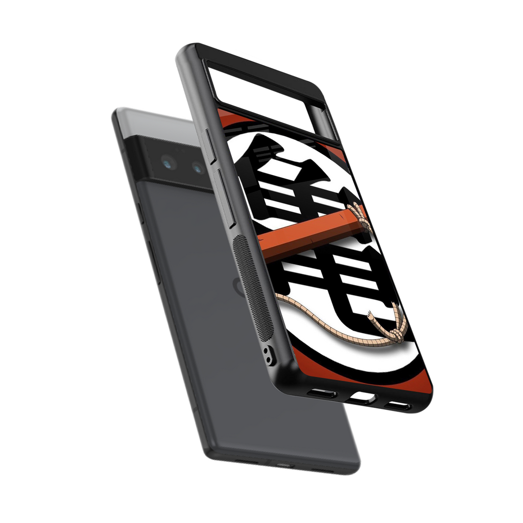 kakarot back phone cover | glass case for google pixel 6 pro