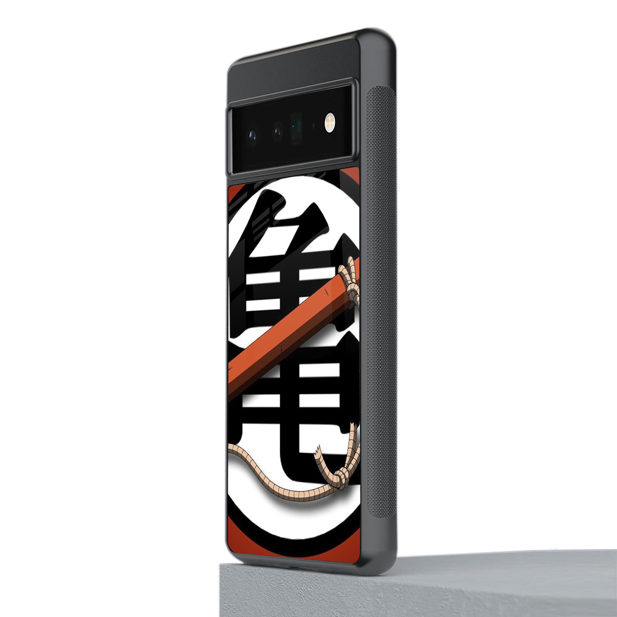 kakarot back phone cover | glass case for google pixel 6 pro