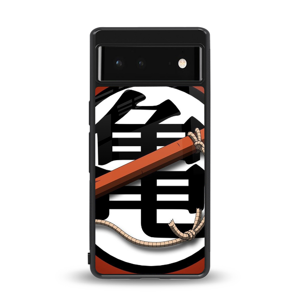 kakarot back phone cover | glass case for google pixel 6