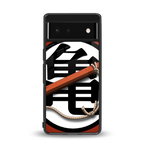 kakarot back phone cover | glass case for google pixel 6