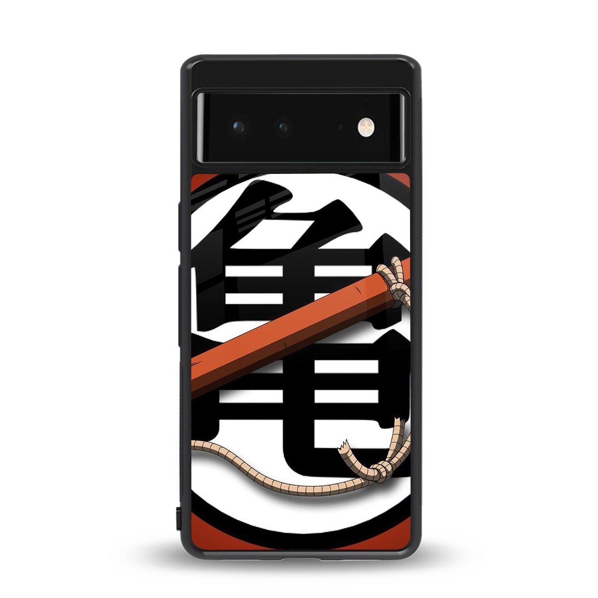 kakarot back phone cover | glass case for google pixel 6
