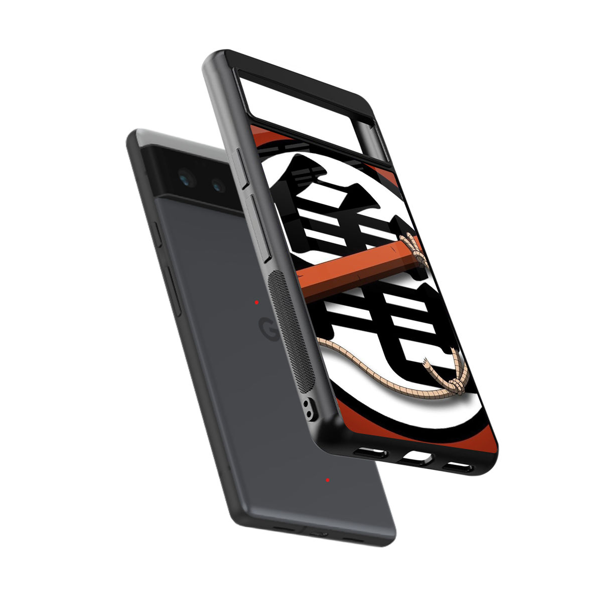 kakarot back phone cover | glass case for google pixel 6