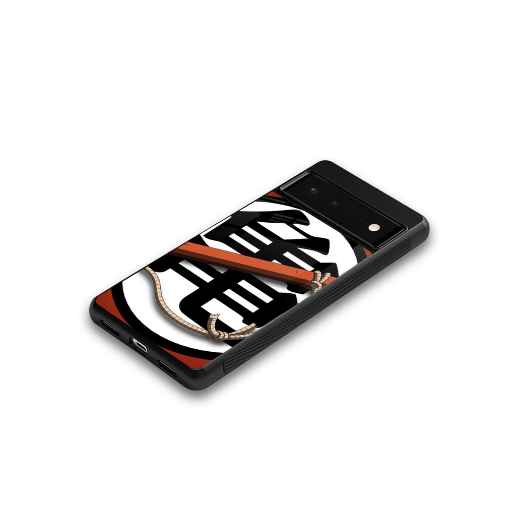 kakarot back phone cover | glass case for google pixel 6