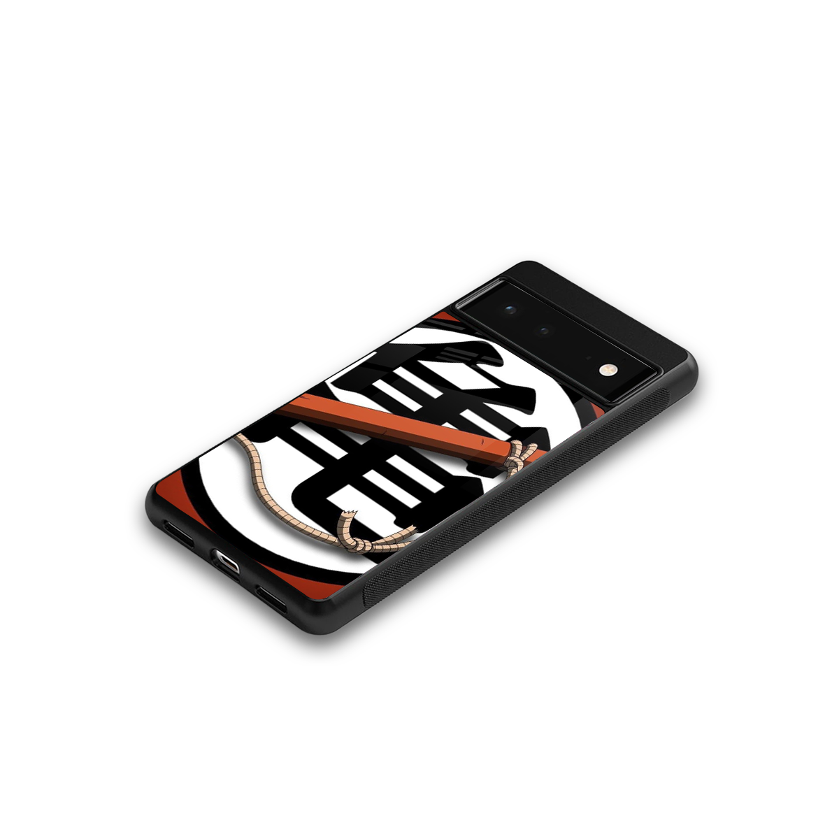 kakarot back phone cover | glass case for google pixel 6