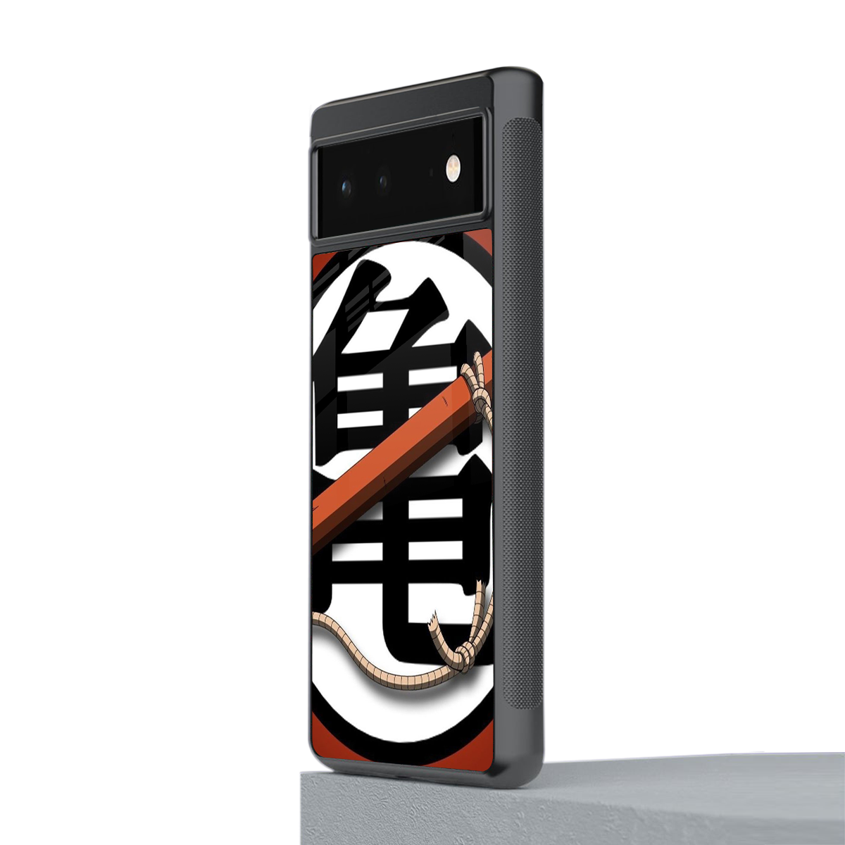 kakarot back phone cover | glass case for google pixel 6