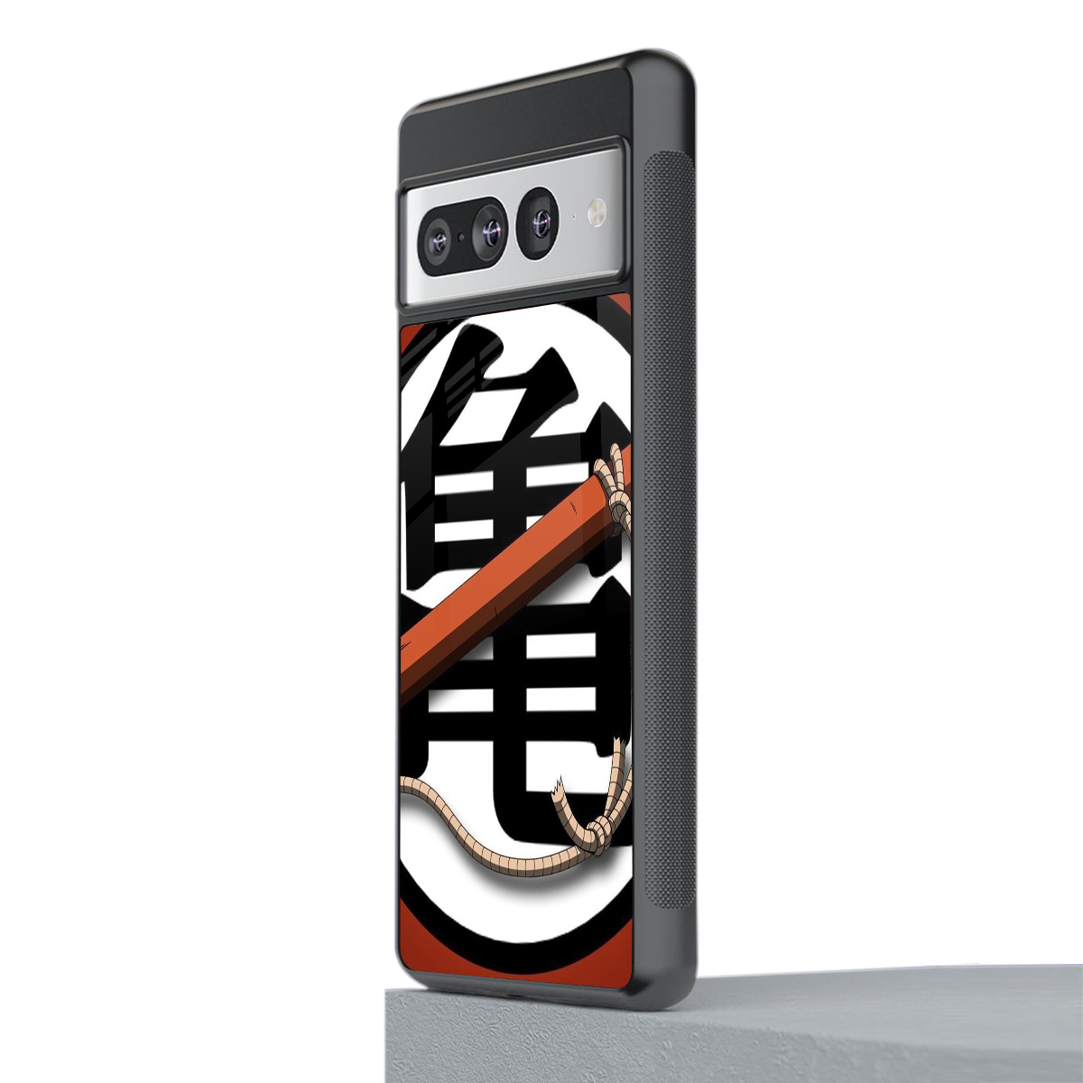 kakarot back phone cover | glass case for google pixel 7 pro