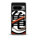 kakarot back phone cover | glass case for google pixel 8 pro