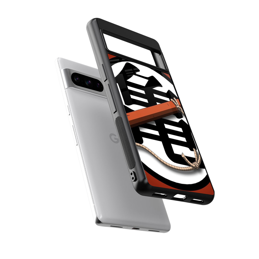kakarot back phone cover | glass case for google pixel 8 pro