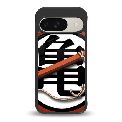 kakarot back phone cover | glass case for google pixel 9