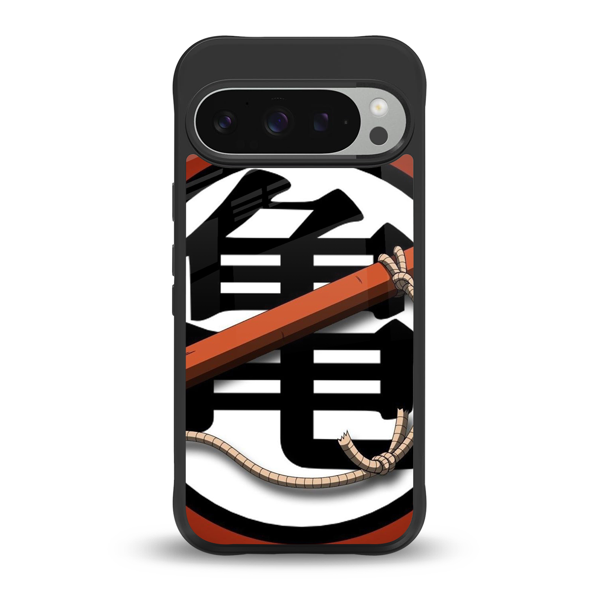 kakarot back phone cover | glass case for google pixel 9 pro xl