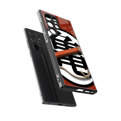 kakarot back phone cover | glass case for samsung galaxy s23 ultra
