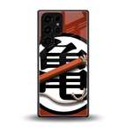 kakarot back phone cover | glass case for samsung galaxy s25 ultra