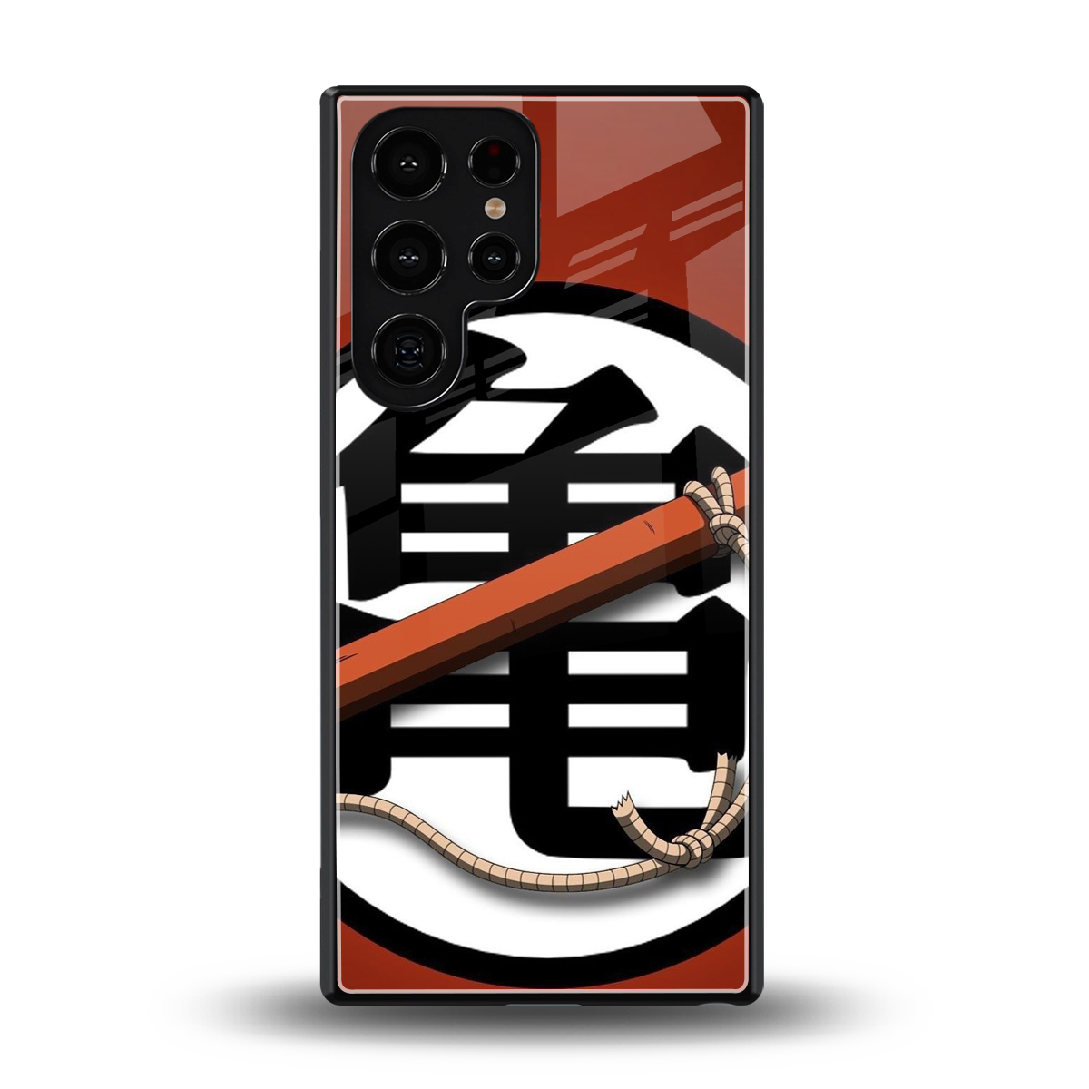 kakarot back phone cover | glass case for samsung galaxy s25 ultra