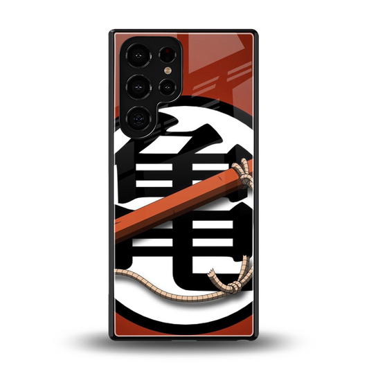 kakarot back phone cover | glass case for samsung galaxy s25 ultra