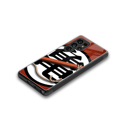 kakarot back phone cover | glass case for samsung galaxy s25 ultra
