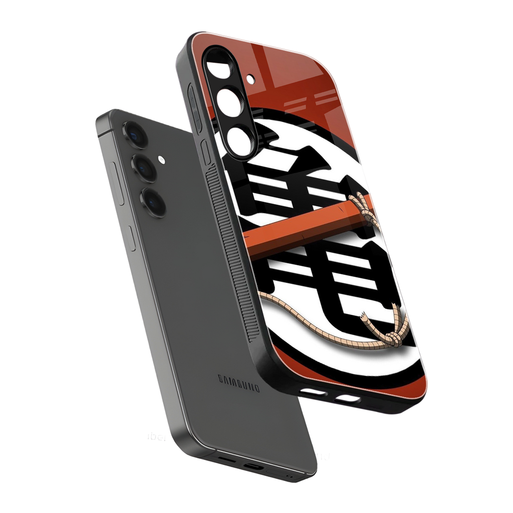 kakarot back phone cover | glass case for samsung galaxy s24