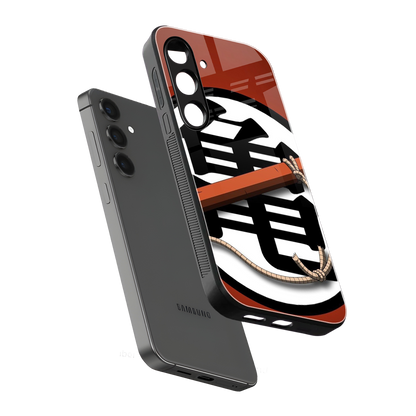 kakarot back phone cover | glass case for samsung galaxy s24 fe
