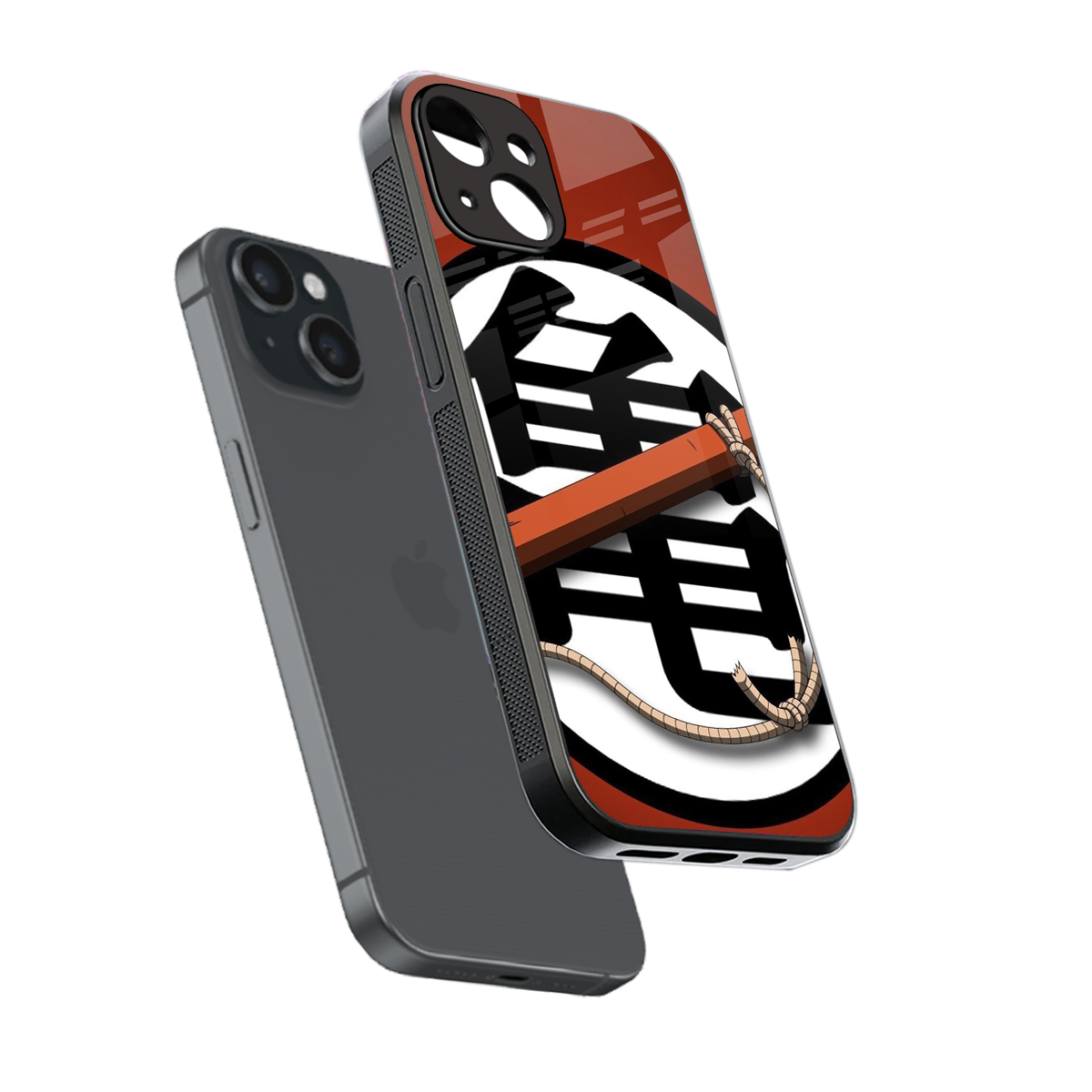 kakarot back phone cover | glass case for iphone 15