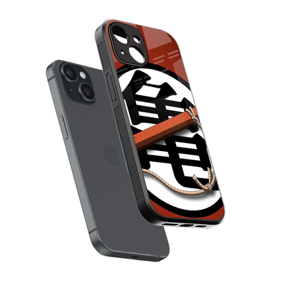 kakarot back phone cover | glass case for iphone 15